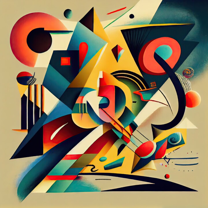 Digital Arts titled "Abstract Artwork #7…" by Olga Sukhikh (Lolly Shine), Original Artwork, AI generated image