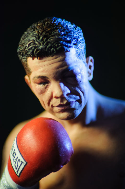 Sculpture intitulée "Arturo Gatti" par Olga Tamoykina, Œuvre d'art originale, Pâte polymère