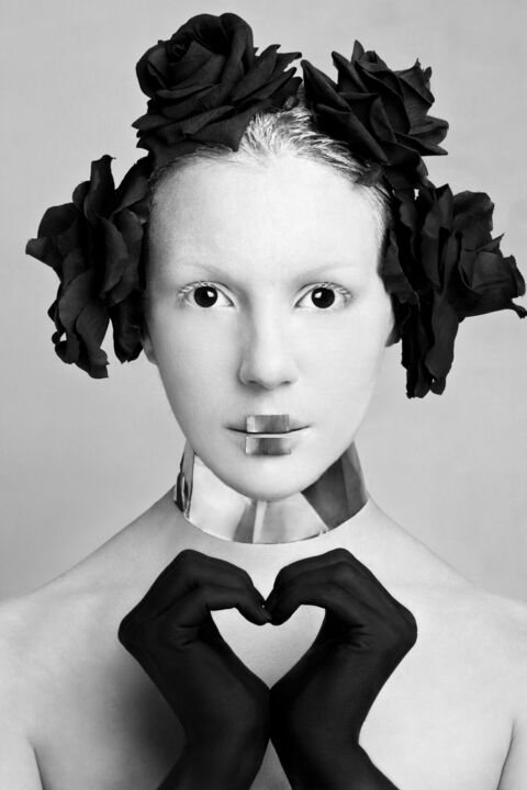 Fotografia intitulada "Love" por Olga Volodina, Obras de arte originais, Fotografia Manipulada