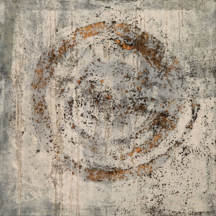 Картина под названием "Spiral" - Olga Shagina, Подлинное произведение искусства, Масло