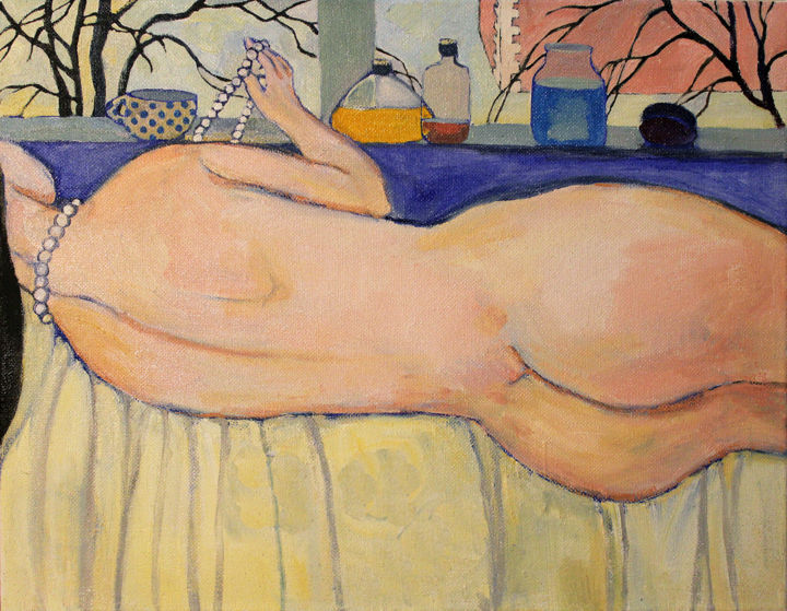 Картина под названием "Morning" - Olga Sushkova, Подлинное произведение искусства, Масло