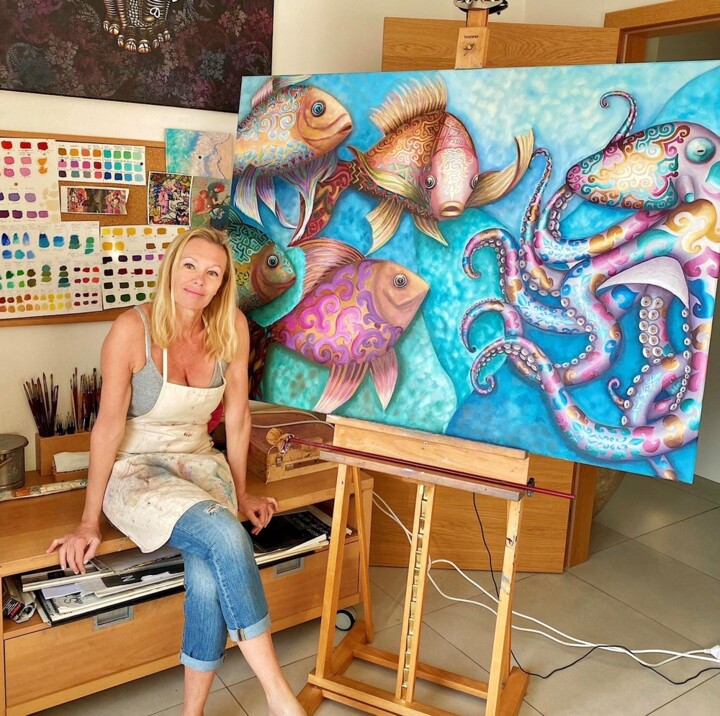 Alicia Zemanek, kunst beïnvloed door de zee