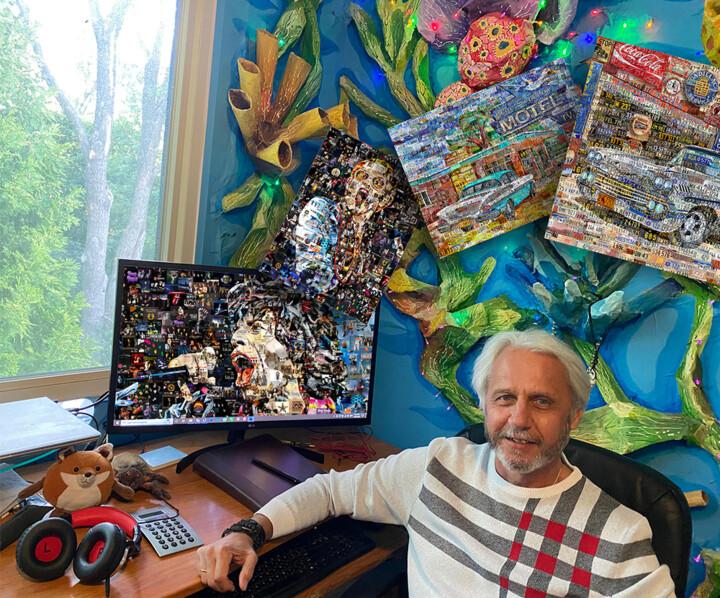 Alex Loskutov, computer collage