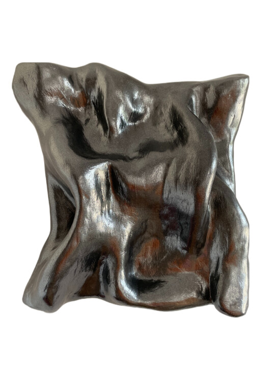 Sculpture titled "BEYOND" by Olita Art, Original Artwork, Plaster Mounted on Wood Stretcher frame