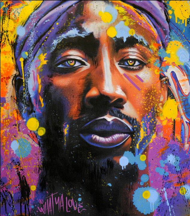 "2Pac's Color Sympho…" başlıklı Dijital Sanat Oliver tarafından, Orijinal sanat, Dijital baskı