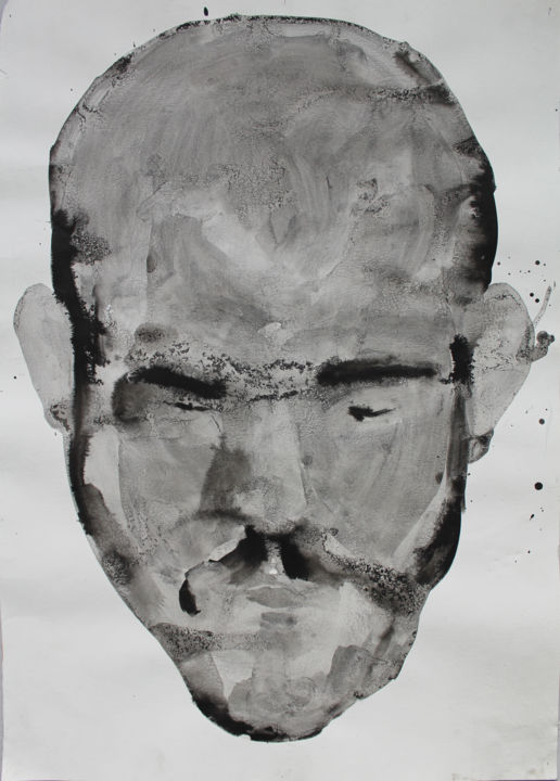 Drawing titled "Lazic" by Olivera Simic, Original Art, Ink