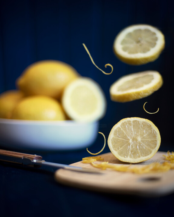 Photographie intitulée "Citron" par Olivier Chiroux, Œuvre d'art originale, Photographie numérique