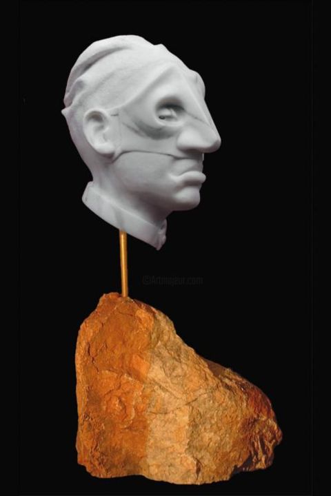 Sculpture titled "Borgioli" by Olivier Delobel, Original Artwork