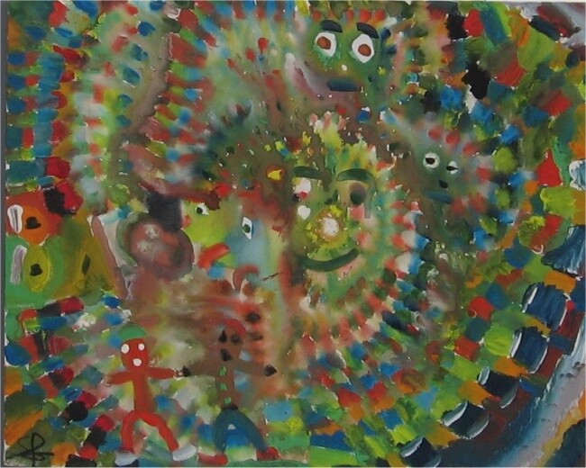 Painting titled "Aquarelle 6" by Olivier Dumont, Original Artwork