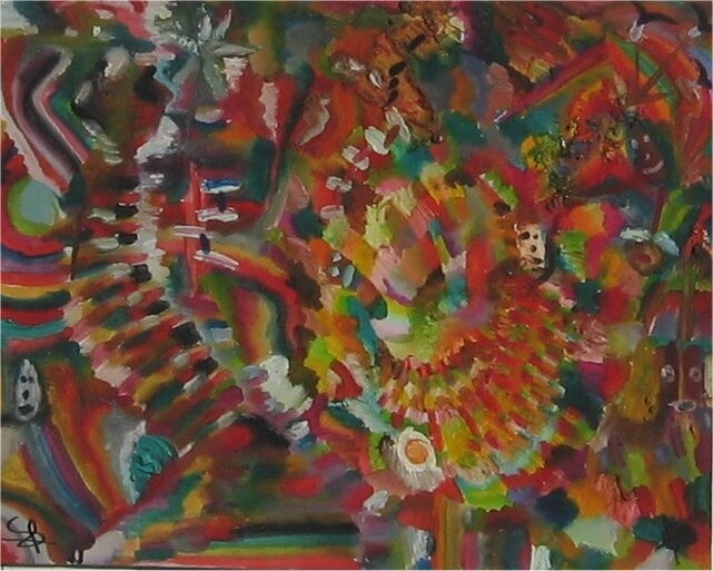 Pittura intitolato "Gouache 8" da Olivier Dumont, Opera d'arte originale