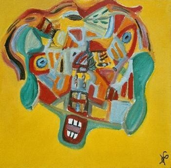 Painting titled "Quelques traits de…" by Olivier Dumont, Original Artwork