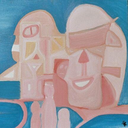 Peinture intitulée "Couple" par Olivier Dumont, Œuvre d'art originale