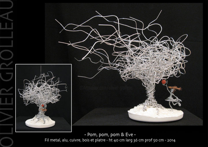 Sculpture intitulée "Eve" par Olivier Grolleau, Œuvre d'art originale