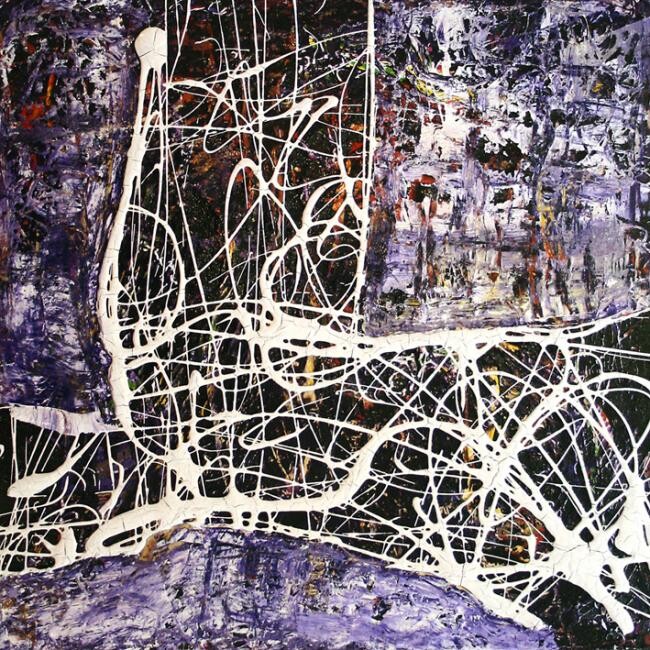 Peinture intitulée "Mouvements II" par Olivier Horen, Œuvre d'art originale, Huile