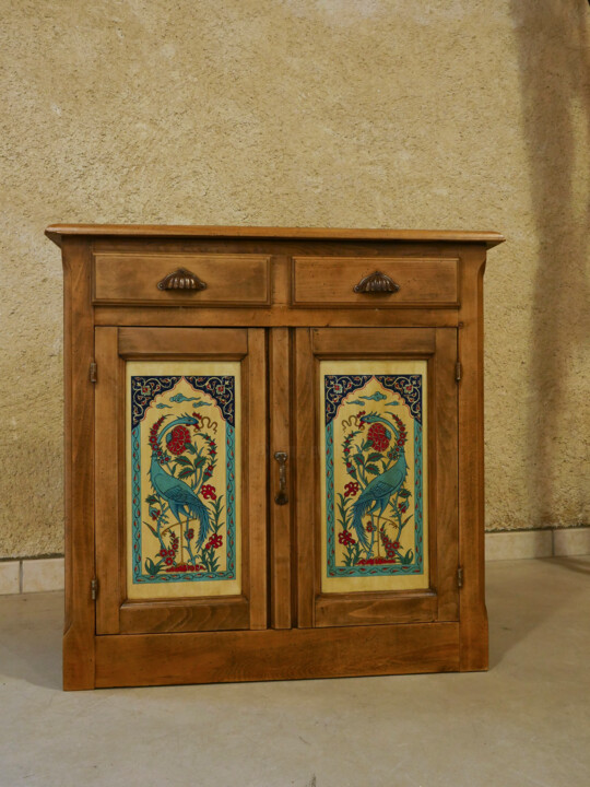 Design titled "Meuble Iznik (Paon)" by Olivier Julienne, Original Artwork, Furniture