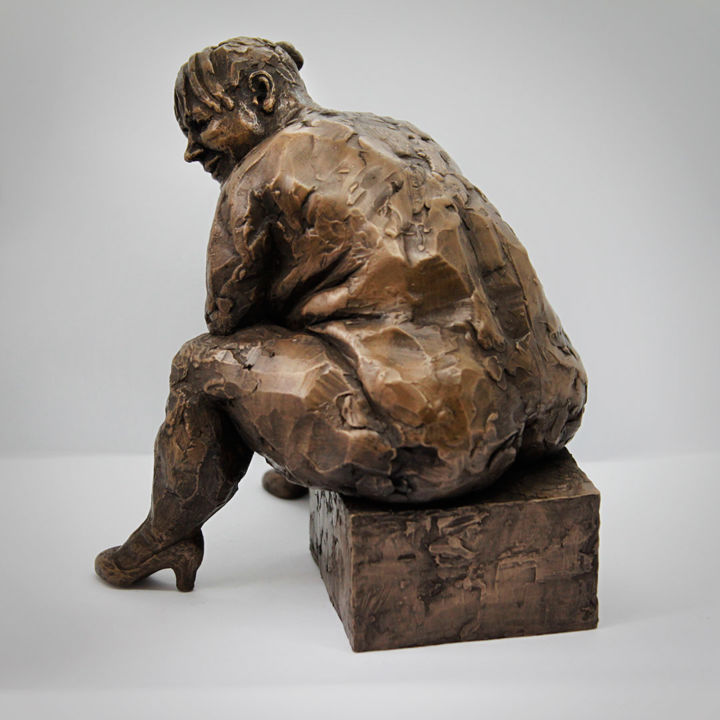 Sculpture intitulée "Marieke" par Olivier Lambert, Œuvre d'art originale, Coulage