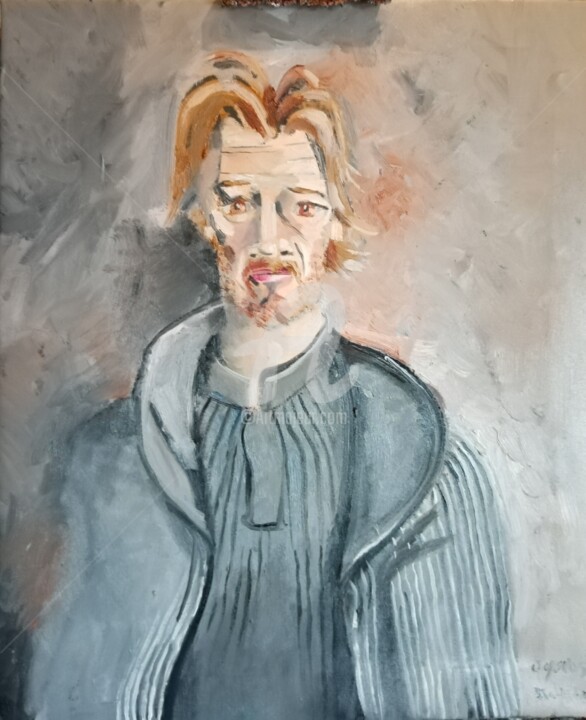 Painting titled "Alex" by Olivier Leclercq (Oyans), Original Artwork, Oil