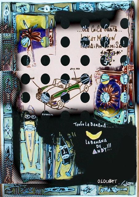 Peinture intitulée "hawaï camisa" par Olivier Loubet, Œuvre d'art originale