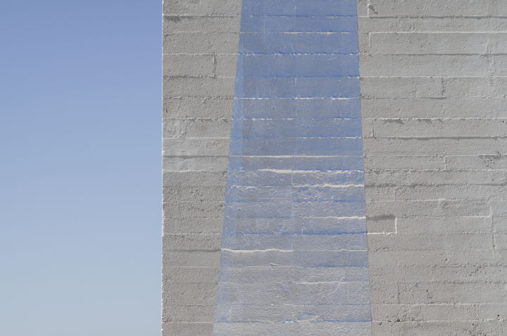 Photographie intitulée "Electric Blue 3" par Olivier Mangin, Œuvre d'art originale, Photographie numérique Monté sur Autre p…