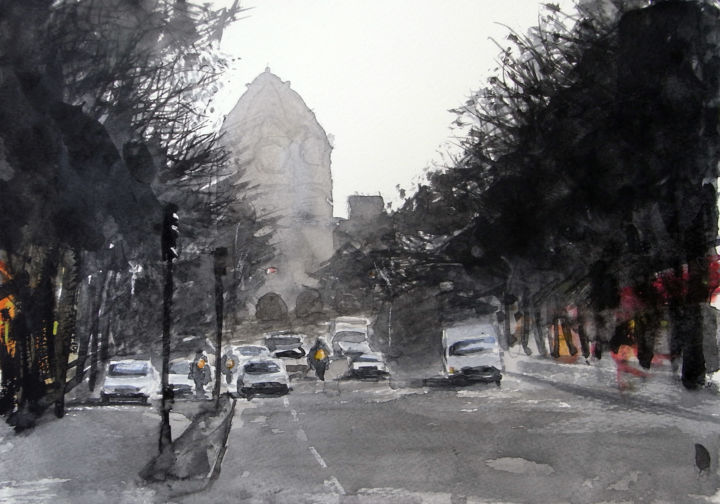 Painting titled "paris.jpg" by Olivier Manoury, Original Artwork