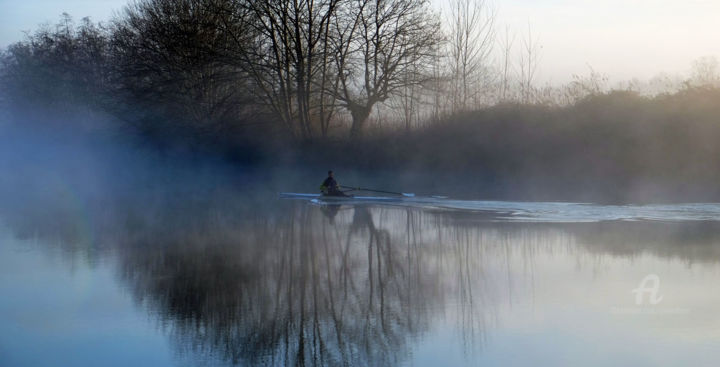 Photography titled "Bord de rivière 8" by Olivier Dayot, Original Artwork, Manipulated Photography