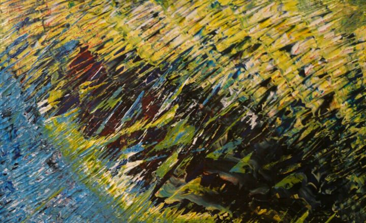 Peinture intitulée "En aile, en eau..." par Olivier Rémond, Œuvre d'art originale, Acrylique