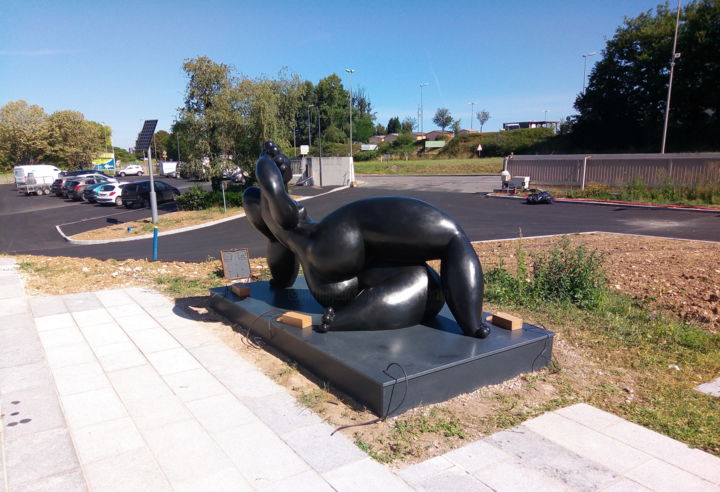 Skulptur mit dem Titel "untitled3" von Olivier Martin, Original-Kunstwerk, Bronze