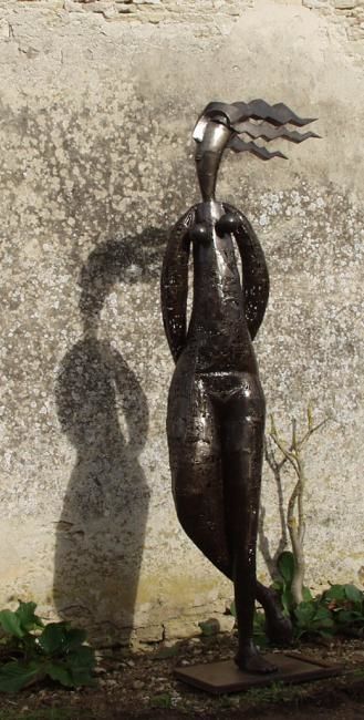 Sculpture intitulée ""promenade sur la j…" par Olivier Martin, Œuvre d'art originale, Métaux