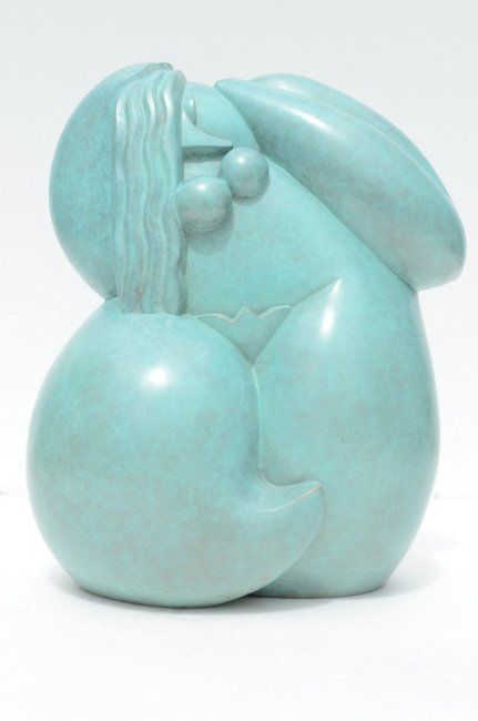 Sculpture intitulée ""itäh"" par Olivier Martin, Œuvre d'art originale, Bronze
