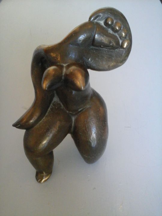 Rzeźba zatytułowany „sans-titre-bronze-5…” autorstwa Olivier Martin, Oryginalna praca, Metale