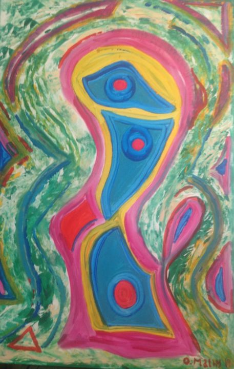 Peinture intitulée "Chess horse" par Olivier Mathy, Œuvre d'art originale, Acrylique