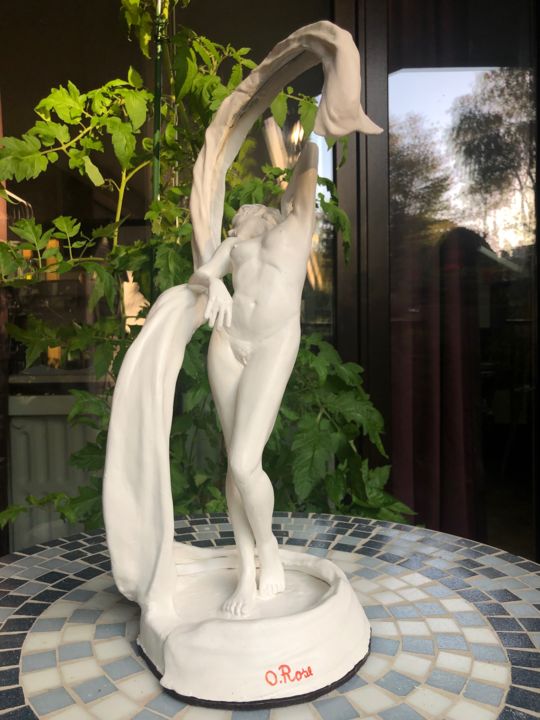 Sculptuur getiteld ""Alyssad"" door Olivier Rose, Origineel Kunstwerk, Klei