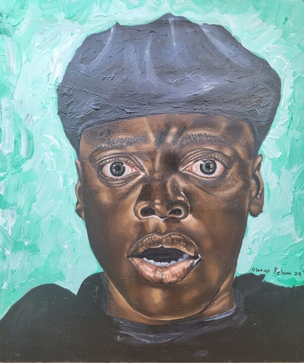 Schilderij getiteld "This shall pass 2" door Oluwapelumi Olaosun, Origineel Kunstwerk, Acryl