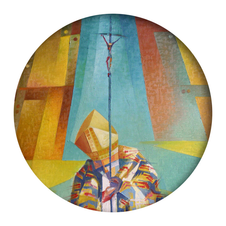 Printmaking titled "Mandala XVI (Juan P…" by Omar Sorriente, Original Artwork, Digital Print