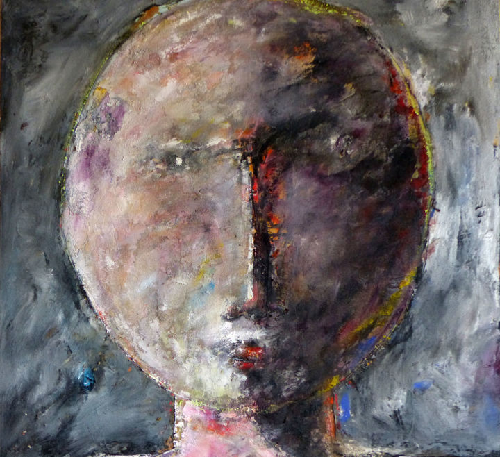 Painting titled "Bia" by Omer Amblas, Original Artwork