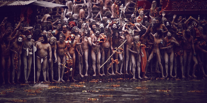 Digital Arts titled "Kumbh Mela Haridwar…" by Om, Original Artwork, Other