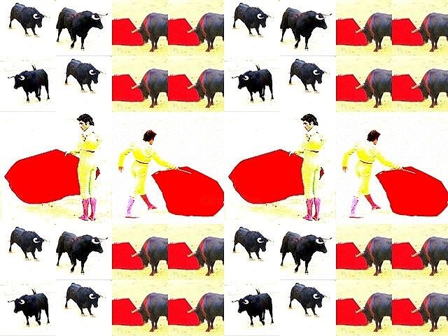 Fotografia intitulada "effets de cape rouge" por Onaria, Obras de arte originais