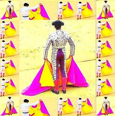 Arts numériques intitulée "costume argent-viol…" par Onaria, Œuvre d'art originale, Photo montage