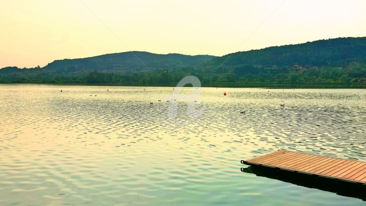 Fotografia intitolato "lago, natura, vita,…" da Giovanna Tosi, Opera d'arte originale, Fotografia digitale