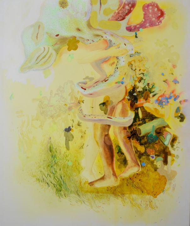 Malerei mit dem Titel "Paradise" von Cornelia Tae, Original-Kunstwerk, Andere