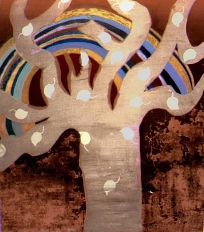 Malerei mit dem Titel "série de l'arbre, s…" von Frederic Peire, Original-Kunstwerk, Andere
