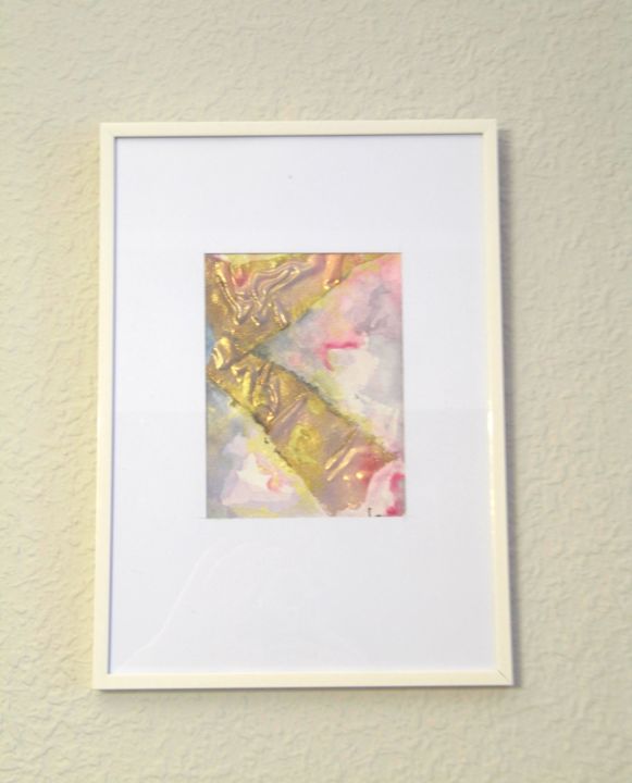 Painting titled "Small Touches of Ho…" by Unna Meth, Original Artwork, Watercolor
