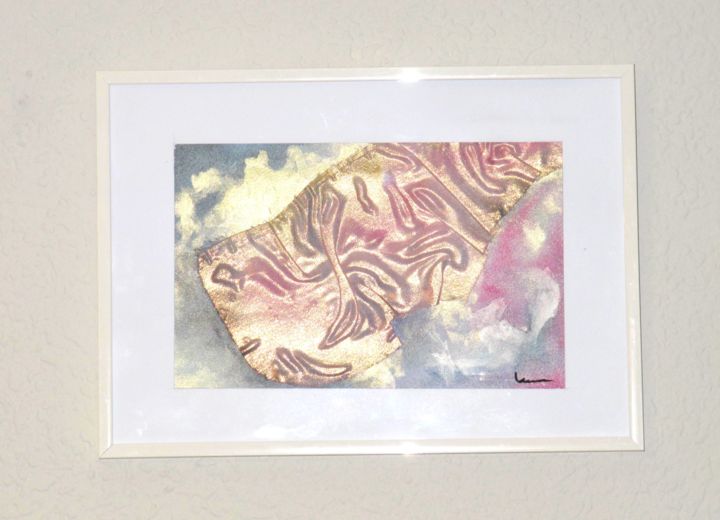 Painting titled "Small Touches of Ho…" by Unna Meth, Original Artwork, Watercolor