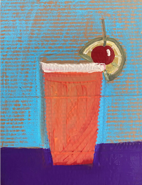 Peinture intitulée "Cocktail" par Opillac, Œuvre d'art originale, Acrylique