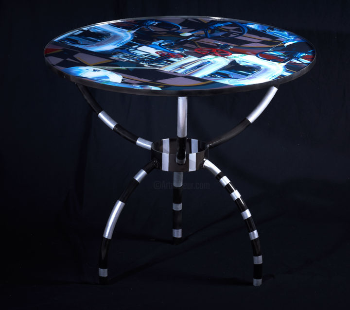 Diseño titulada "table vallée des us…" por Ôr Orosco, Obra de arte original, Mueble