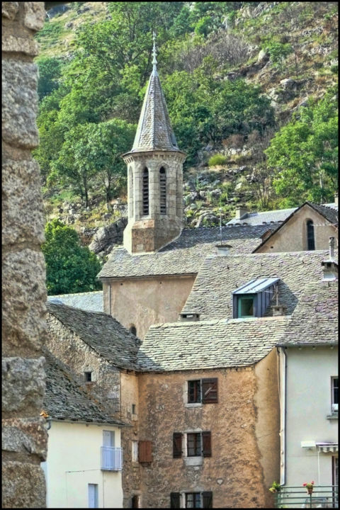 Fotografia intitulada "Le Pont-de-Montvert…" por Alain Brasseur, Obras de arte originais