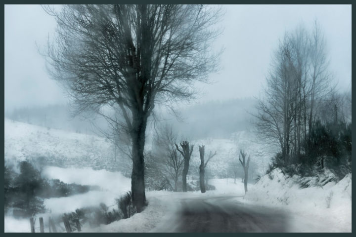 Fotografia zatytułowany „Le bel hiver.....49” autorstwa Alain Brasseur, Oryginalna praca