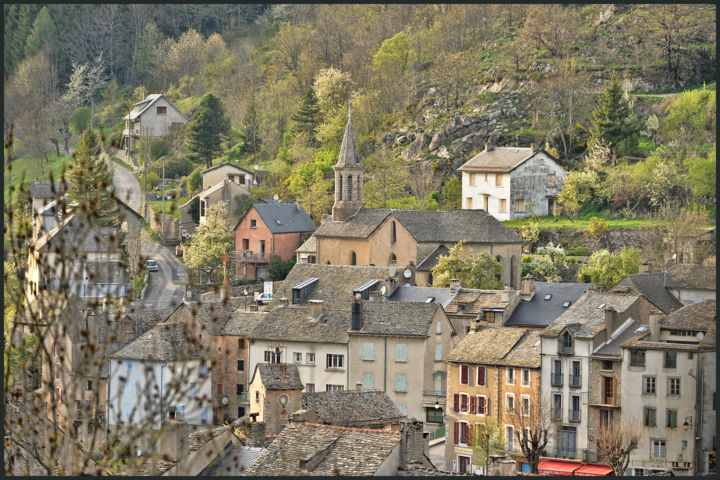 Photography titled "Le pont de Montvert…" by Alain Brasseur, Original Artwork