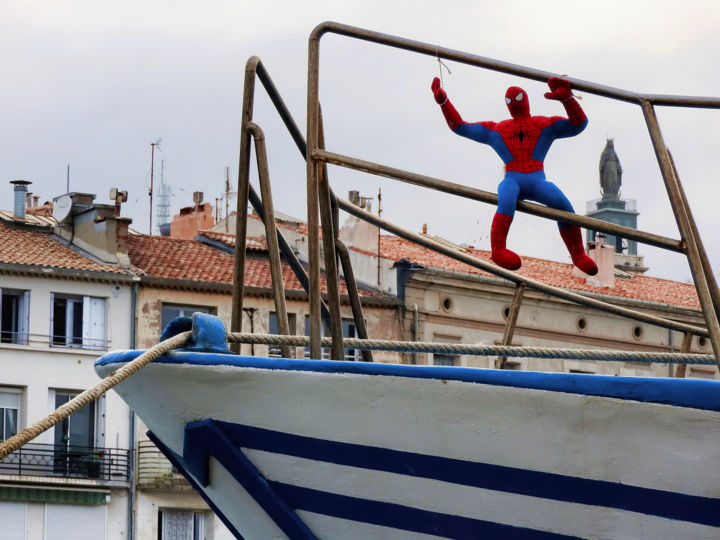 Fotografia intitolato "Une rencontre peu o…" da Alain Brasseur, Opera d'arte originale