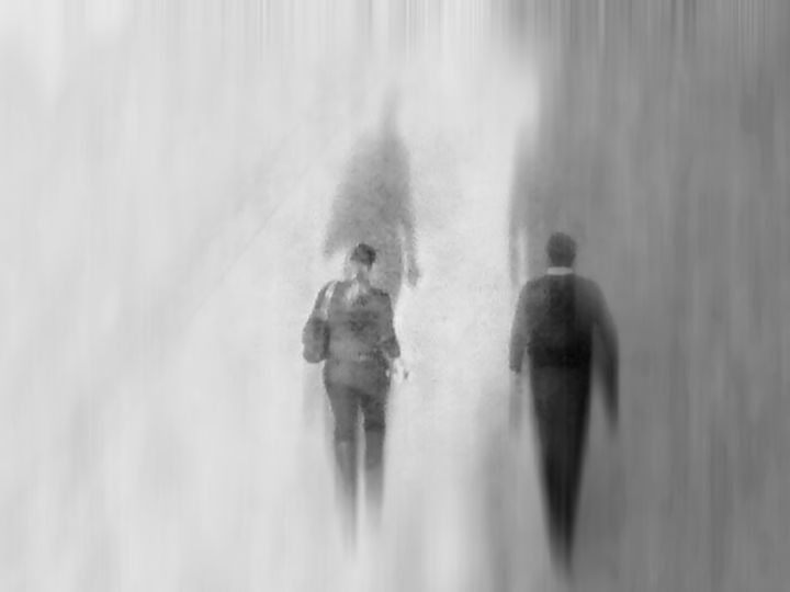 Photography titled "Les passants." by Alain Brasseur, Original Artwork
